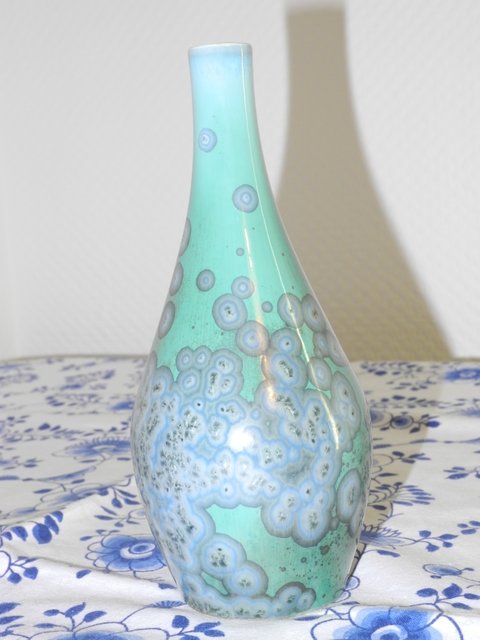 AH - B&G Crystalline Glaze Vase