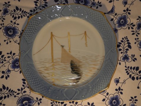 Fish and Net plate
