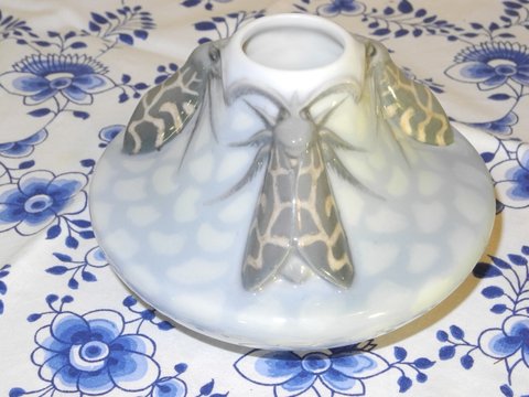 Art Nouveau moth vase