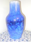 VE - Blue crystalline glazed floorvase
