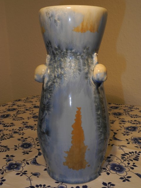 Crystalline Glaze Snail Vase